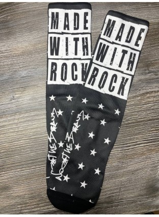 CALCETÍN MADE WITH ROCK NEGRO